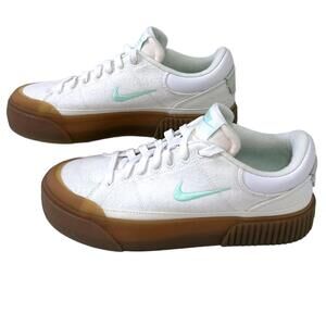 Nike Court Legacy Lift “White / Mint Foam” FZ2606-102 Women’s 8 -  NEW